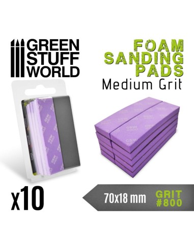 Eponge de Ponçage Flexible - Grain 800