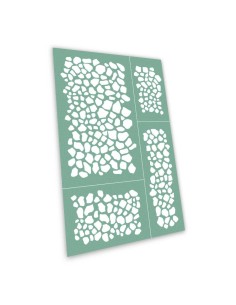 Pochoirs auto-adhésifs - Peau de reptile