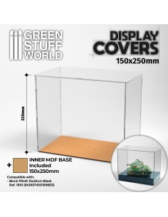 Vitrine ouverte 150x250mm (22cm de haut)