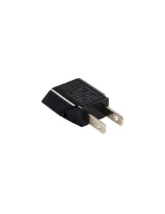 Adaptateur de prise UE-USA Noir