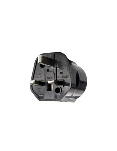 Adaptateur de prise UE-UK Noir