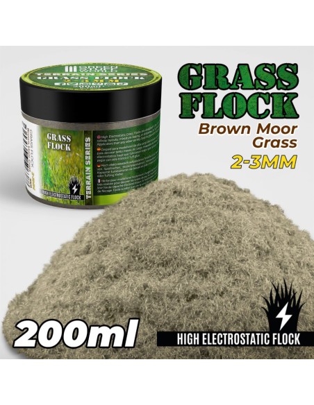 Herbe Statique 2-3mm- Brown Moor Grass - 200ml