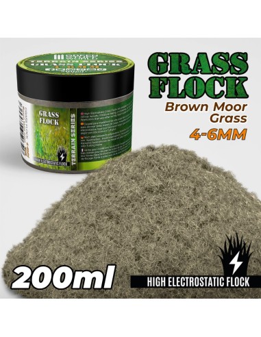 Herbe Statique 4-6mm- Brown Moor Grass - 200ml