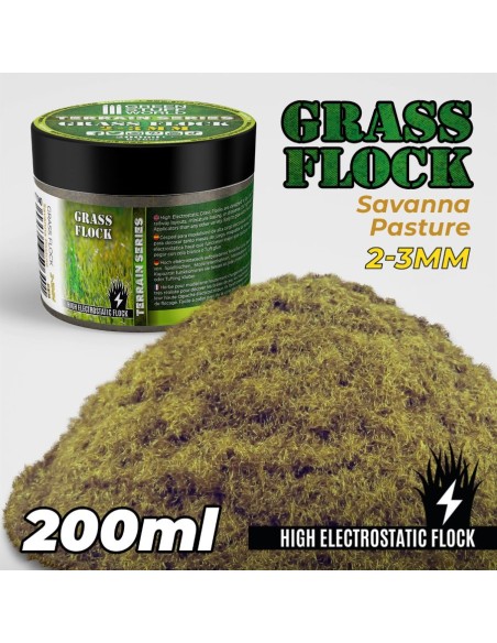 Herbe Statique 2-3mm- SAVANNA PASTURE - 200ml
