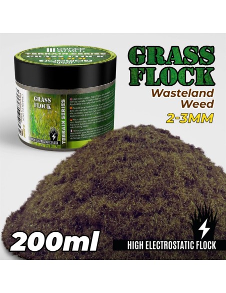 Herbe Statique 2-3mm- WASTELAND WEED - 200ml