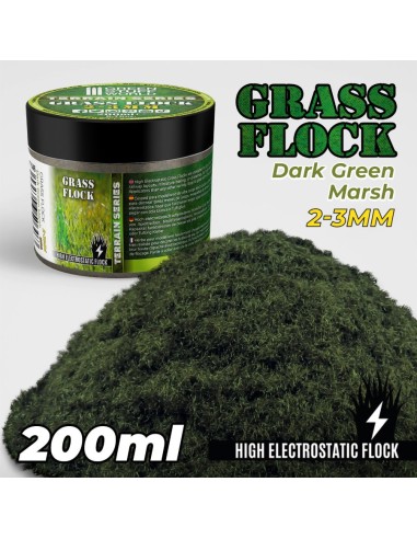 Herbe Statique 2-3mm- DARK GREEN MARSH - 200ml