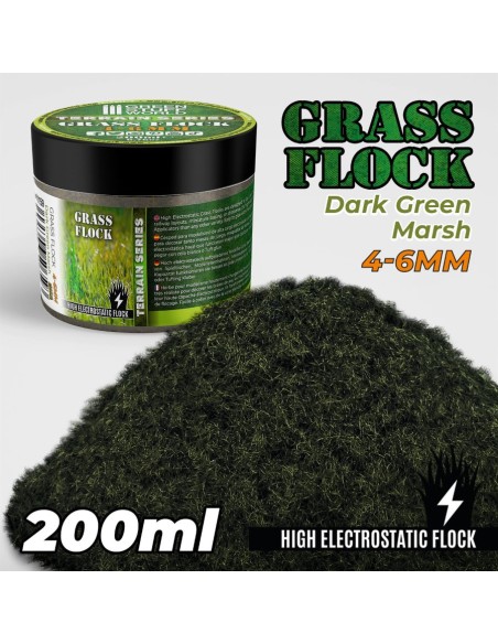 Herbe Statique 4-6mm- DARK GREEN MARSH - 200ml