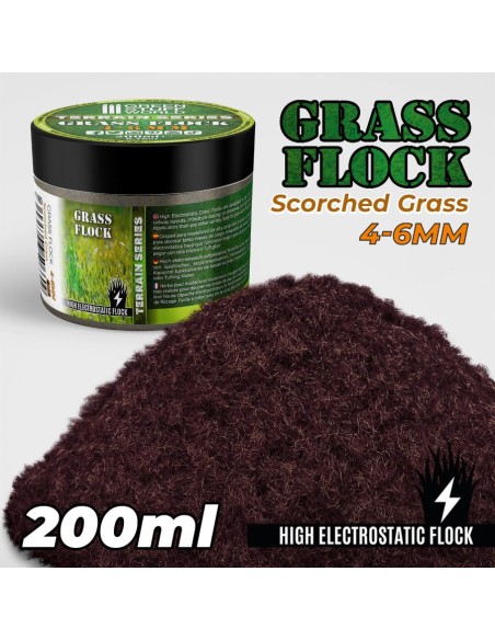 Herbe Statique 4-6mm- SCORCHED BROWN - 200ml