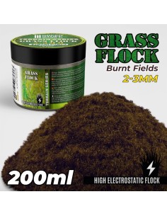 Herbe Statique 2-3mm- BURNT FIELDS - 200ml