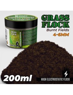 Herbe Statique 4-6mm- BURNT FIELDS - 200ml