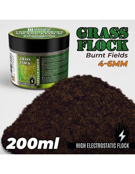 Herbe Statique 4-6mm- BURNT FIELDS - 200ml