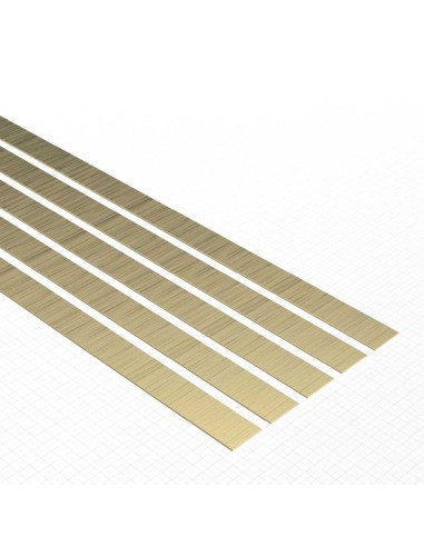 Profilé plat en laiton 0.2 x 6mm