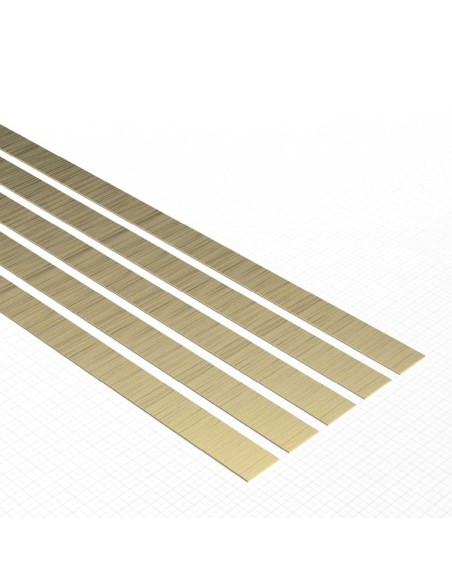 Profilé plat en laiton 0.2 x 6mm