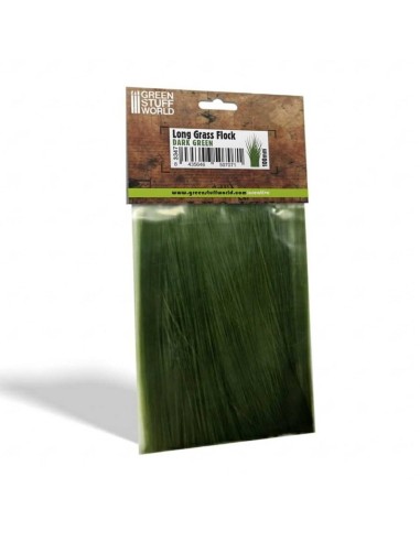 Herbe longue 100mm - Vert Foncé