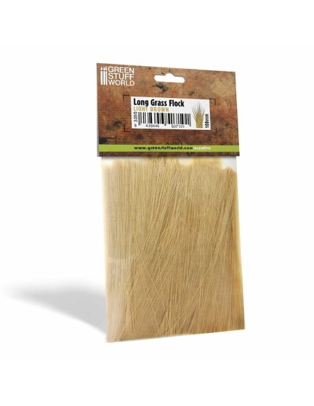 Herbe longue 100mm - Marron clair
