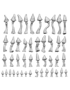 SET IMPRIME EN 3D - CHAMPIGNONS GOBELINS
