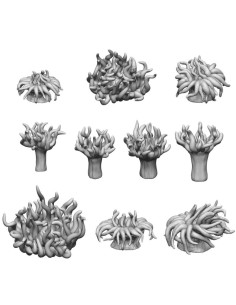 SET IMPRIME EN 3D - ANEMONES DE MER