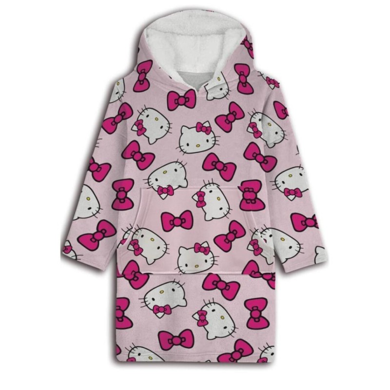 HELLO KITTY - Sweat Poncho - Taille Enfant (7-14 ans)
