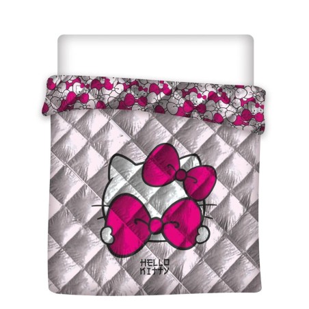 HELLO KITTY - Hello Kitty - Couverture en Quilt 240x220cm