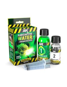 RESIN RADIOACTIVE WATER COMPONENTS EPOXY RESIN 180 ML