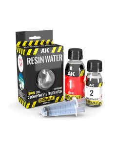 RESIN WATER 2-COMPONENTS EPOXY RESIN - 180ml