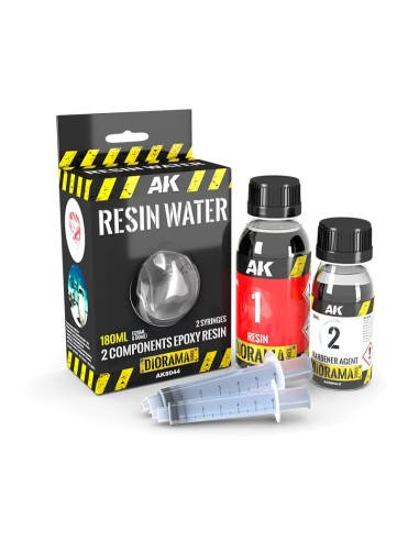 RESIN WATER 2-COMPONENTS EPOXY RESIN - 180ml