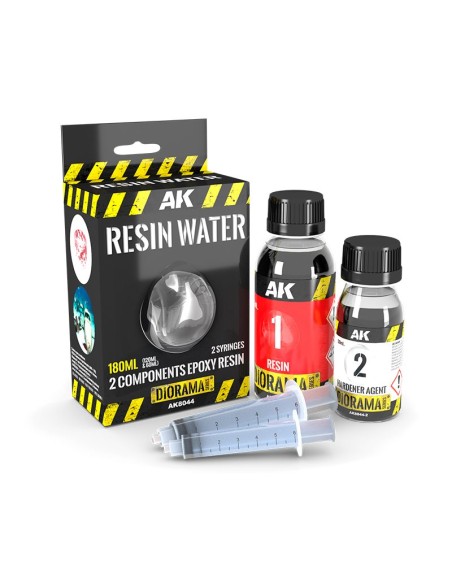 RESIN WATER 2-COMPONENTS EPOXY RESIN - 180ml