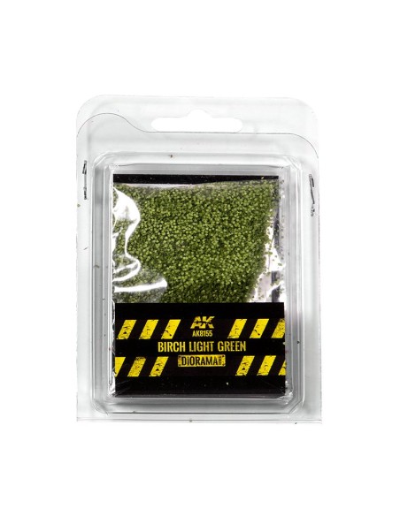 BIRCH LIGHT GREEN LEAVES - 28 mm. 1/72 (Bag 7 gr.)