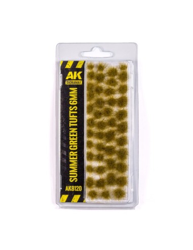 SUMMER GREEN TUFTS 6mm