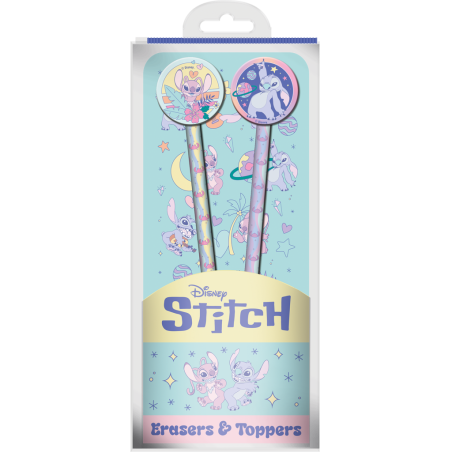 STITCH & ANGEL - Space Rocks - Set de 2 Crayons avec des Toppers