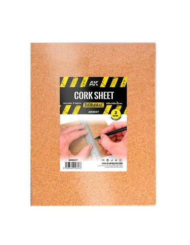 CORK SHEETS - FINE GRAINED  LAMINAS CORCHO -...