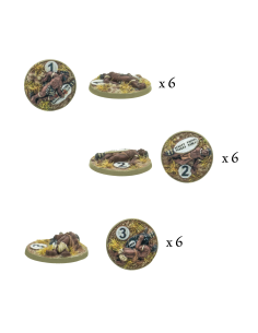 Black Powder Epic Battles: Zulu! - Zulu Impi Casualty Markers
