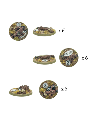 Black Powder Epic Battles: Zulu! - Zulu Impi Casualty Markers