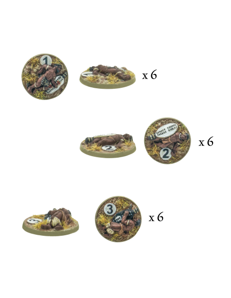 Black Powder Epic Battles: Zulu! - Zulu Impi Casualty Markers