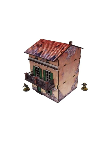 Pre-Painted WW2 Italy Balcony House