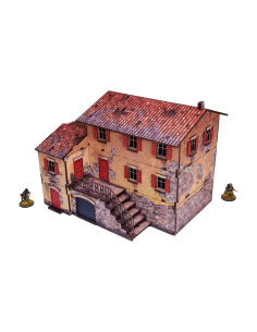 Pre-Painted WW2 Italy Large House