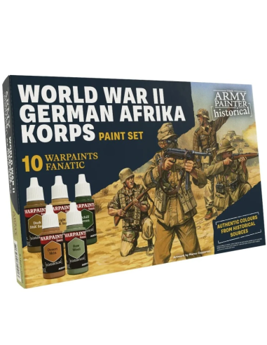 Warpaints Fanatic: WWII German Afrika Korps Paint Set