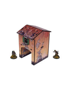 Pre-Painted WW2 Italy Gate House