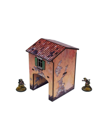 Pre-Painted WW2 Italy Gate House