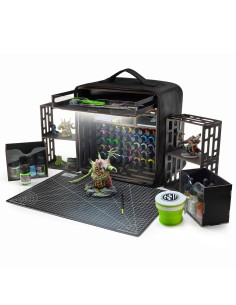 Station de peinture portable avec éclairage LED M – Green Stuff World