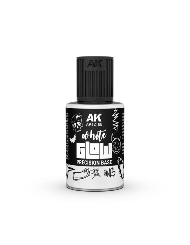 AK Interactive White Glow Precision Base 30 ml