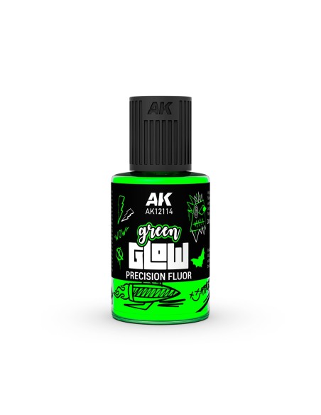 AK Interactive Green Glow Precision Fluor 30 ml