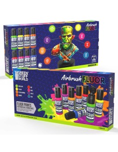 Green Stuff World Set Peinture Aérographe Fluorescente