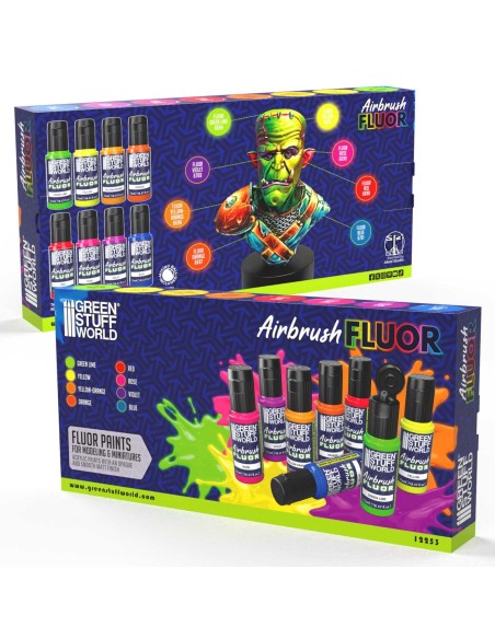 Green Stuff World Set Peinture Aérographe Fluorescente