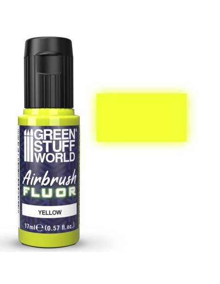 Green Stuff World Peinture Aérographe Fluorescente JAUNE