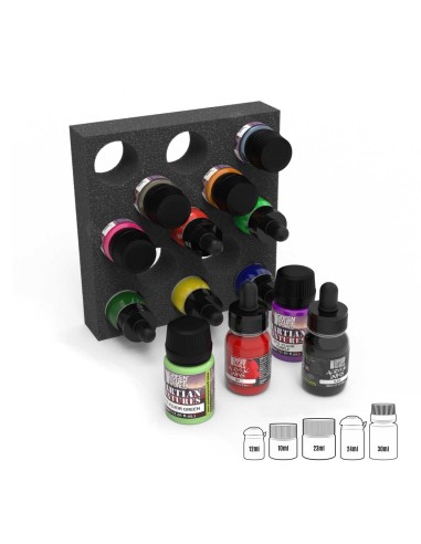Green Stuff World Éponge pour pots peinture larges Station de peinture portable