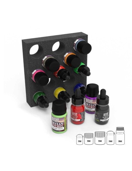 Green Stuff World Éponge pour pots peinture larges Station de peinture portable