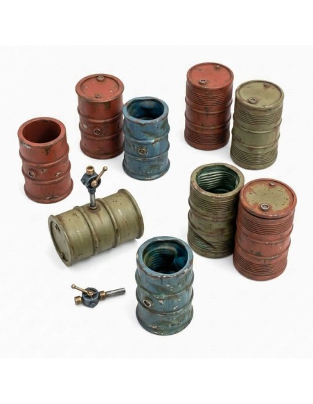 Green Stuff World Barils Métalliques 1:35