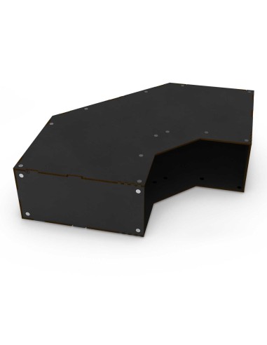Green Stuff World Module d’angle de rangement empilable vide - Noir
