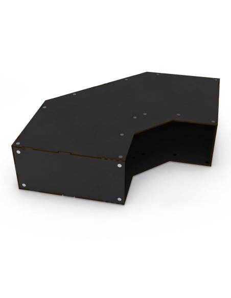 Green Stuff World Module d’angle de rangement empilable vide - Noir